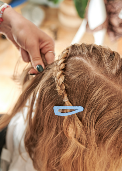 Barrette bébé pour cheveux - Noeud à pince - Bonheur enfantin