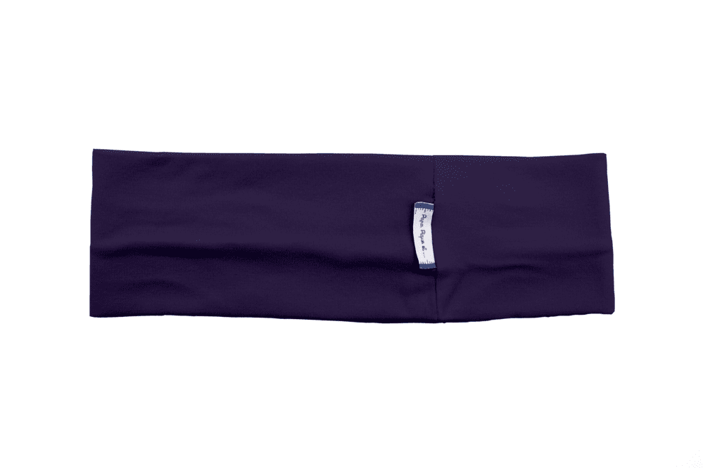 Bandeau jersey violet