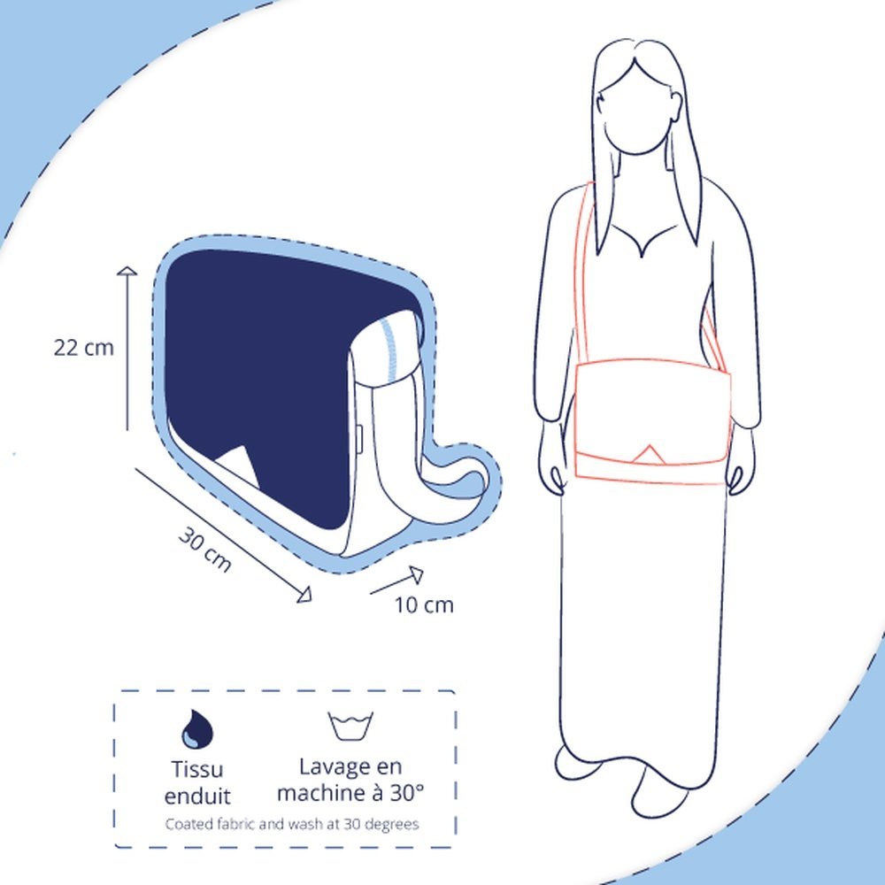 Rabat besace carré grand géotigre