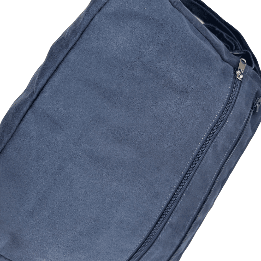 Base sac grande besace suédine marine