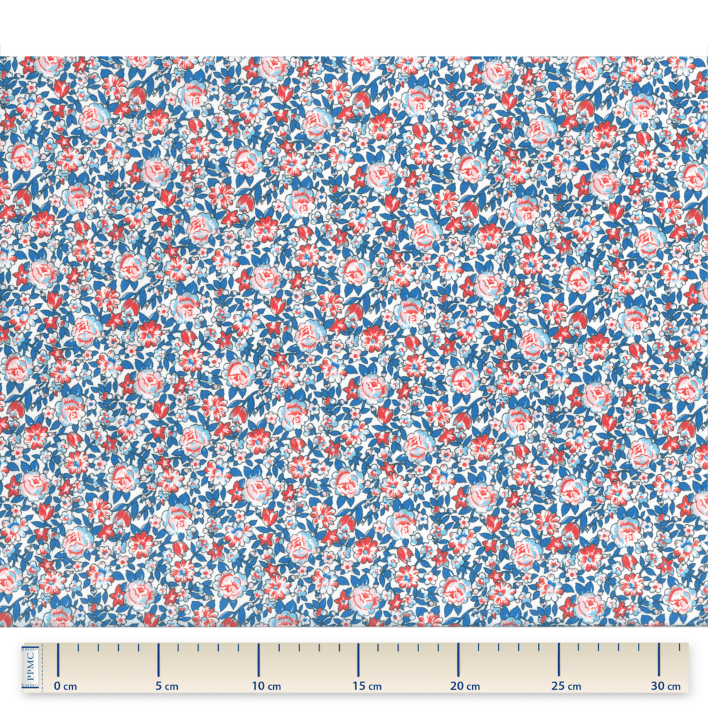 Tissu coton au mètre london fleuri