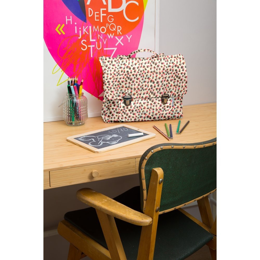 Cartable confetti aqua