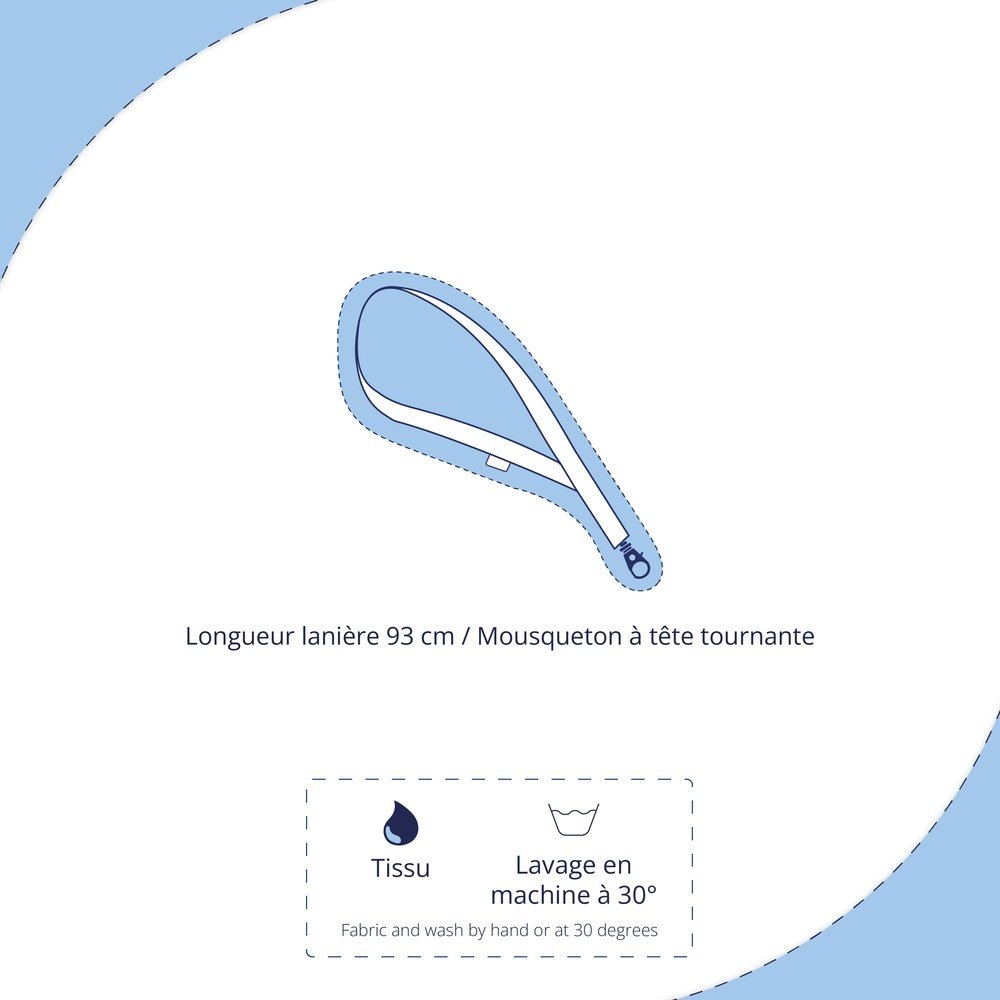 Porte-clés collier leopard