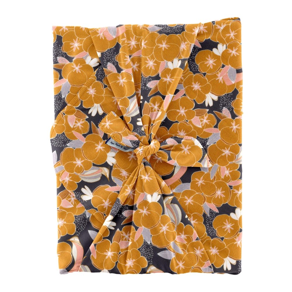 Furoshiki grand 73 x 73 cm coton d'or