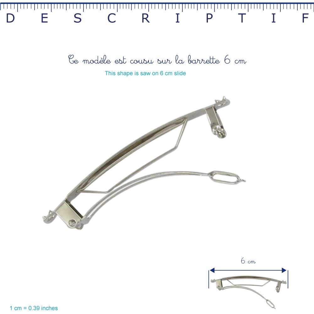 Barrette noeud papillon fuchsia