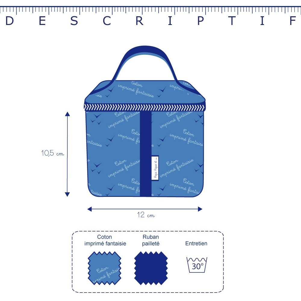 Petit vanity violette rose