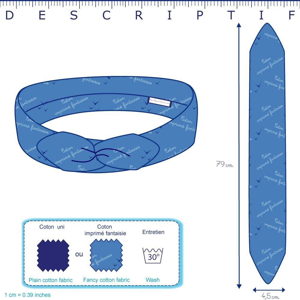 Bandeau vintage  loup des bois