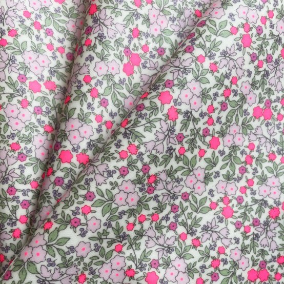 Tissu enduit  au mètre serenade fluo