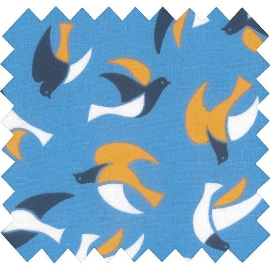 Tissu voile hirondelles