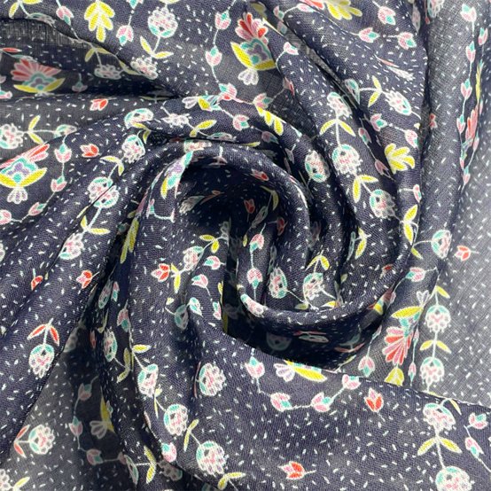 Tissu voile bleudana