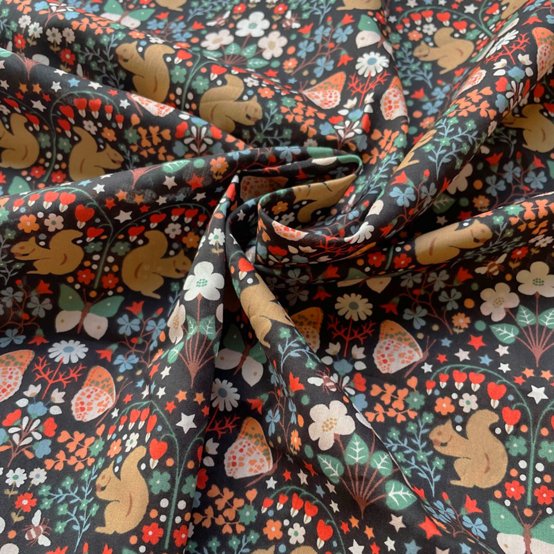 Tissu voile casse noisette