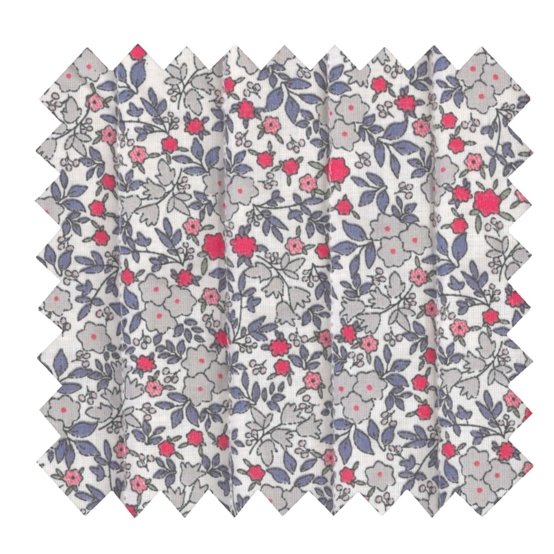 Tissu matelassé Serenade rouge gris