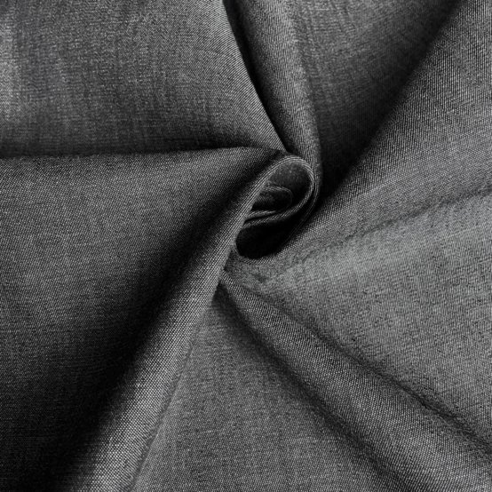 Tissu coton au mètre jean noir