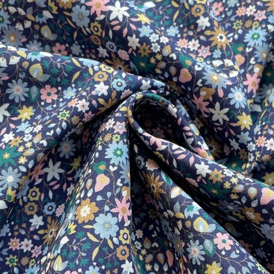 Tissu coton au mètre seventies