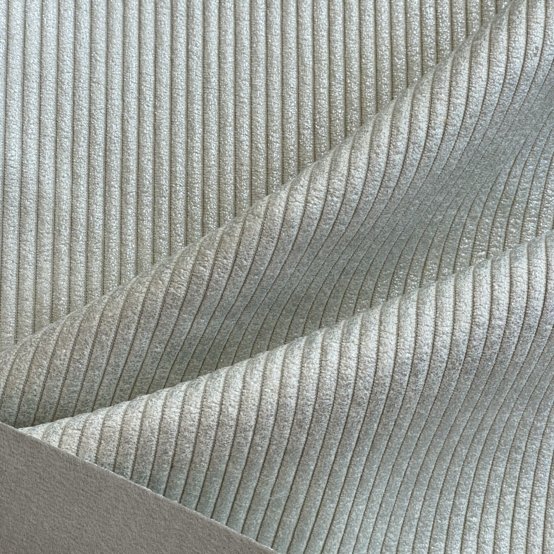 Tissu velours côtelé large argent
