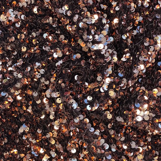 Tissu sequin sequins bronze