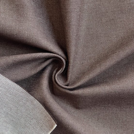 Tissu épais au mètre jean chocolat