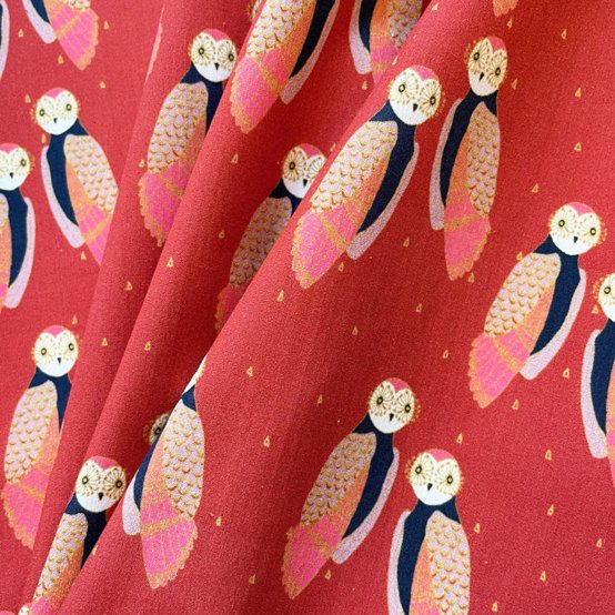 Tissu coton au mètre ex2482 reines de la nuit