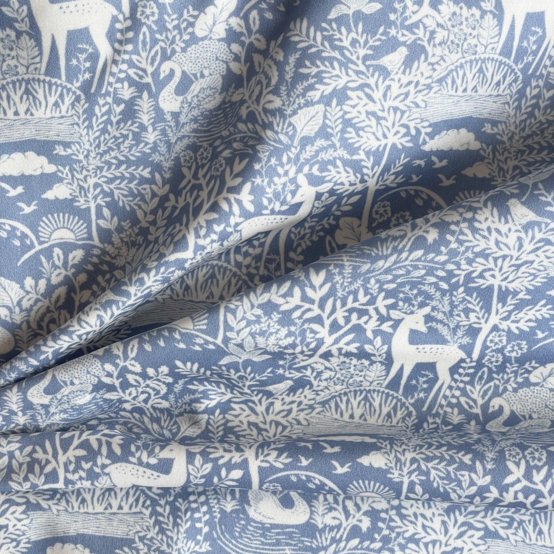 Tissu enduit au mètre toile de biche