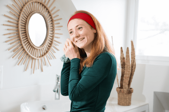 Bandeau jersey rouge