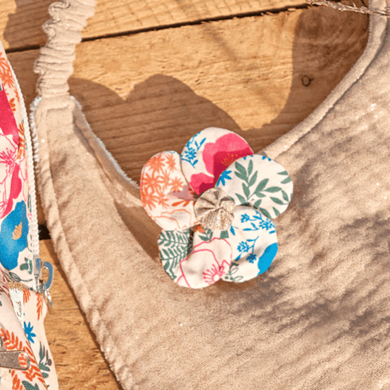 Petite Barrette Pétales de Fleur parfum d'antan