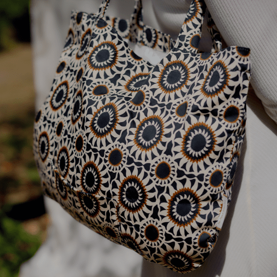Sac tote bag pliable attrape soleil