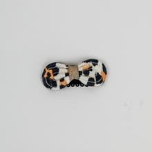 Barrette Noeud Anti-Glisse leopard