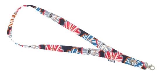 Porte-clés collier anémones rayées