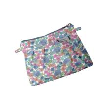 Mini pochette plissée pastel fleuri