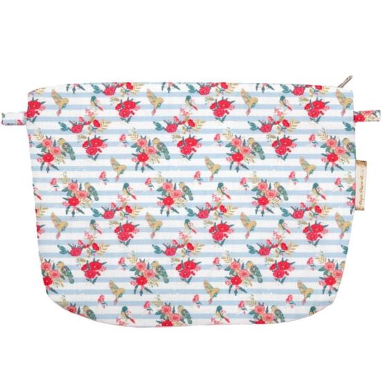 Pochette tissu horizons fleuris