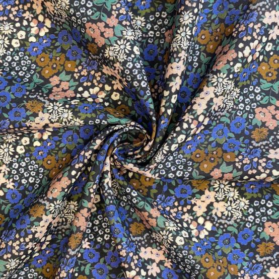 Tissu coton au mètre monet lilas