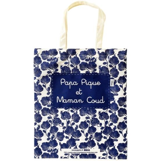 Grand Sac Cadeaux - 39 x 46 cm oiseaux bleu