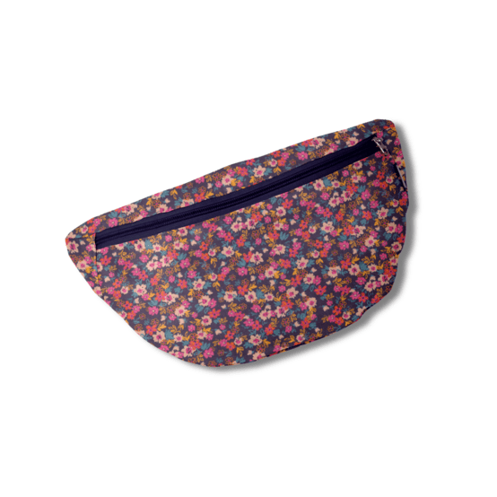 Petit sac banane hippie fleurie