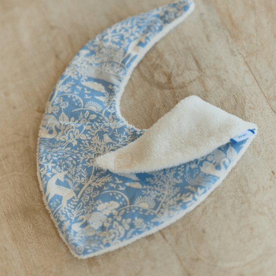Bavoir bandana toile de biche