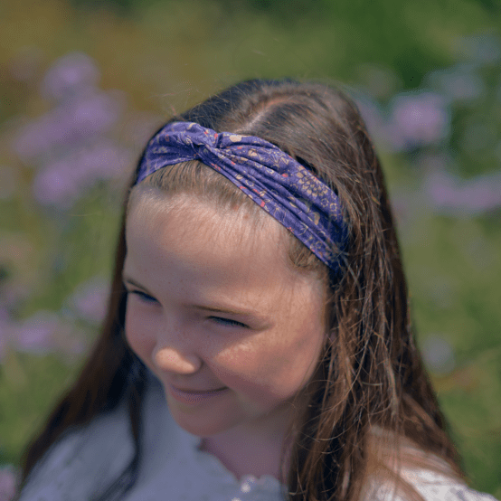Bandeau croisé enfant lavandula