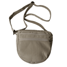 Base sac petite besace velours côtelé beige
