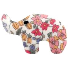 Barrette Eléphanteau porcelaine rosée
