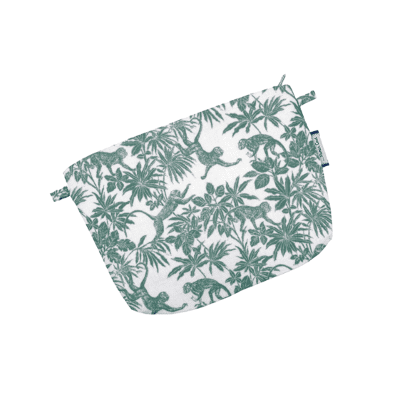 Mini pochette tissu jungle vintage