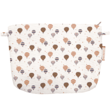 Pochette tissu montgolfiere