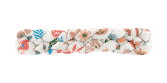 Barrette cheveux tressée douceur des bois