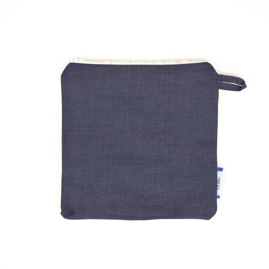 Carré Démaquillant Lavable jean fin