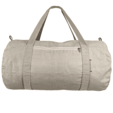 Sac de sport lin argenté