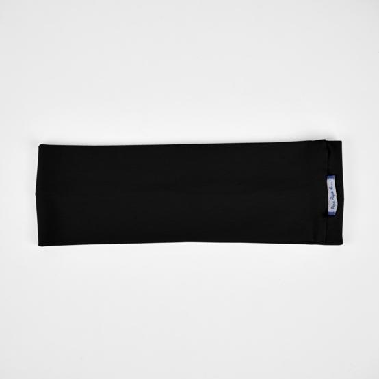 Bandeau jersey noir