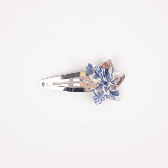 Barrette clic-clac fleur étoile comptine enchantée rose