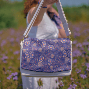 Rabat besace carré grand lavandula