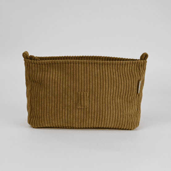 Base sac compagnon  velours côtelé large brun