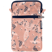 Pochette téléphone matelassée oiseau bandana