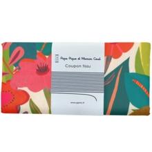 Coupon tissu 50 cm fleurs des iles