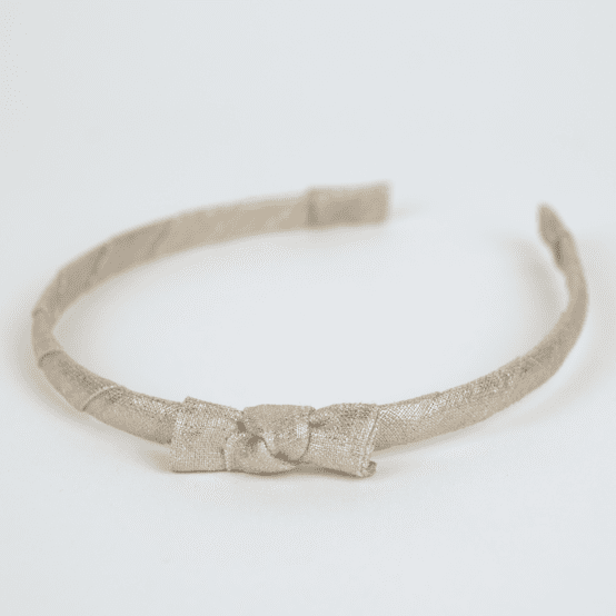 Serre-tête fin  lin pailleté