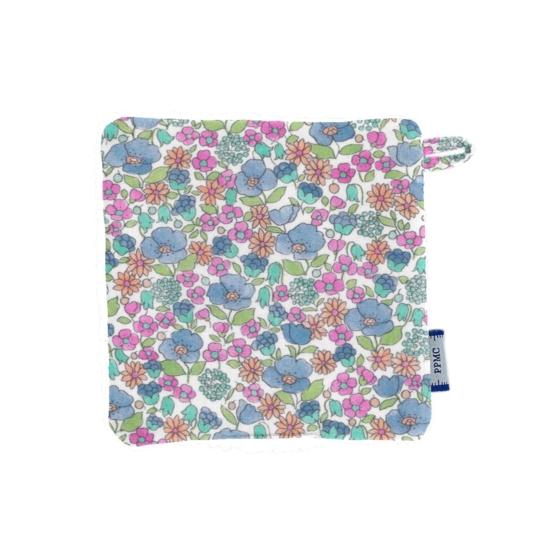 Carré Démaquillant Lavable pastel fleuri